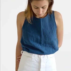Poppy Top in Indigo (Esby)